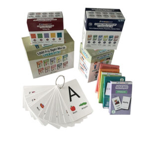 children’s ring-bound flash cards printing
