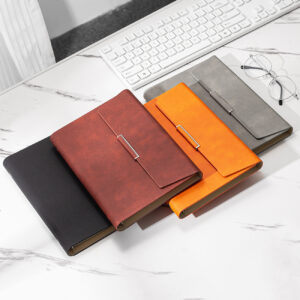custom magnetic hardcover notebook with pen