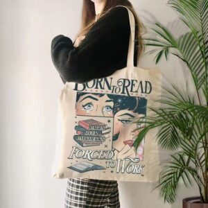 vintage canvas tote bags custom print