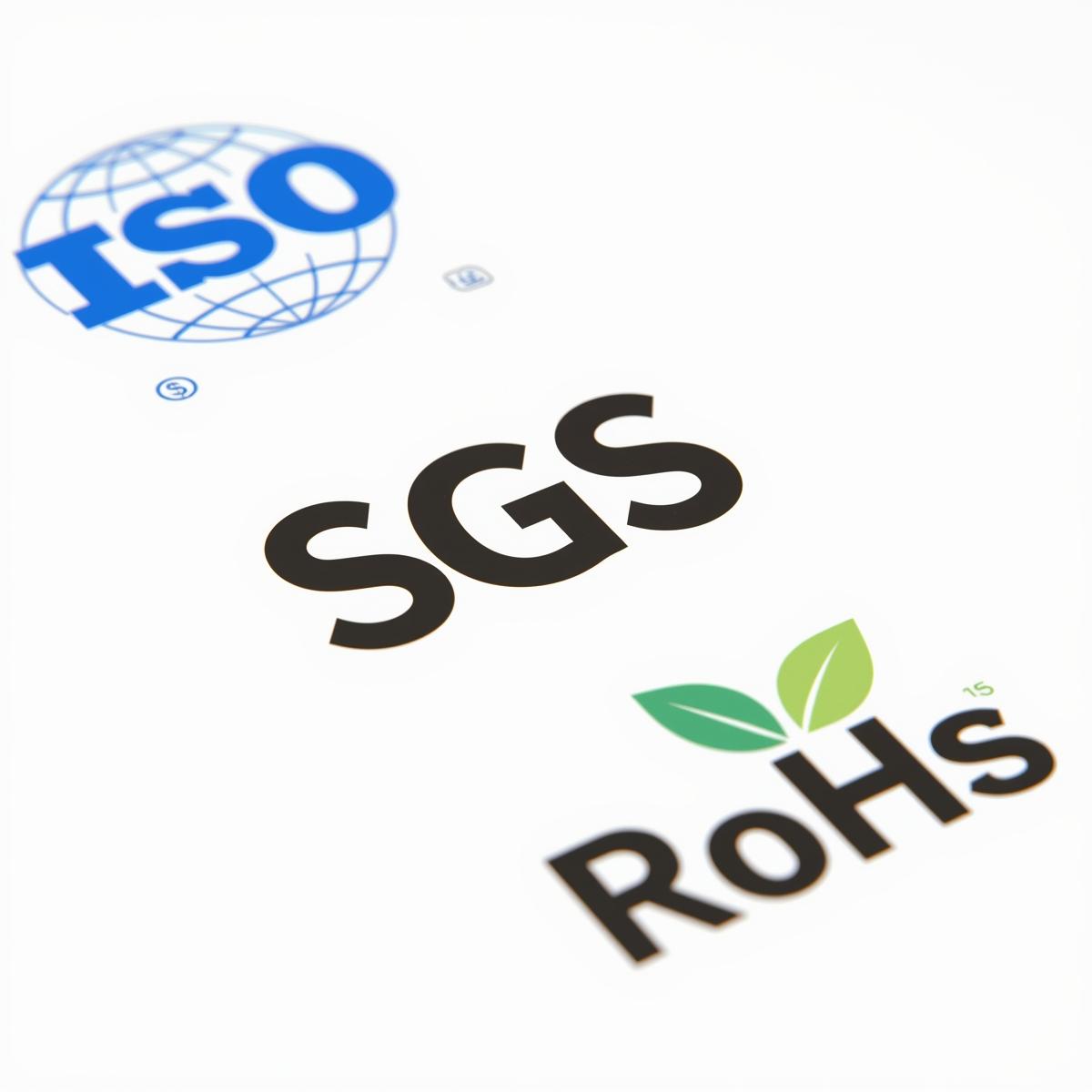 Environmental certification 4 ISO SGS RoHS