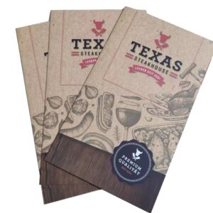 custom saddle stitched recipe book printing