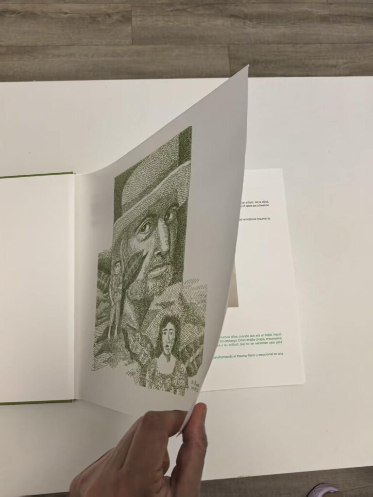 Hardcover Art Catalog with Slipcase and Translucent Vellum Flyleaf | PrintPack360 11 Semi-transparent vellum paper